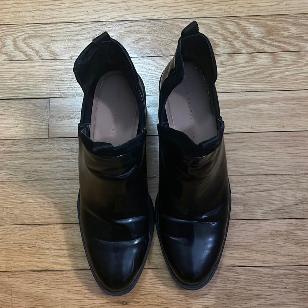 Zara Chunky Heel Bootie